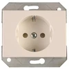 Lizdas Vilma XP500 111050202109, įžemintas lizdas, baltas