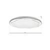 Šviestuvas lubų Milagro Optima ML6400, LED, 3000 - 6000 °K, 1 x 52 W