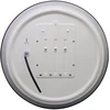 Lubinis šviestuvas Lubinis LED šviestuvas BESK SLIM Juodas, 36W, 3000K