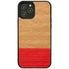 MAN&amp;WOOD dėklas skirtas Apple iPhone 12 Pro Max herringbone azalea juodos spalvos