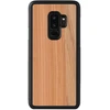 MAN & WOOD MAN&WOOD išmaniojo telefono dėklas Galaxy S9 Plus kapučino juodas