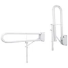 Thema Lux GRAB BAR HD-05, FOLDING, 76 CM, Baltas
