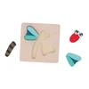 Marionette Wooden Toys Medinė dėlionė Gyvūnai, 5 vnt.