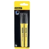 Marķieris Stanley 0-47-316, 12 cm, melna krās., 2 gab.
