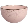 Domoletti 13.8CM 636ML BOWL WITH SPECKLE Rožinis