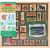 Dėlionė MELISSA &amp; DOUG playset Stamp-a-Scene-Rain Forest