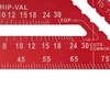 Matavimo trikampis, 180 mm, SPECIALIST+