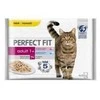 Mitrā kaķu barība Perfect Fit, zivs/lasis, 0.085 kg x 4 gab.