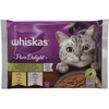 Šlapias kačių ėdalas Whiskas Lašiša, vištiena, vištiena/lašiša, 0,085 kg x 4 vnt.