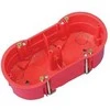 Montavimo dėžutė dvivietė Pawbol A.0010A, 68 x 46 mm
