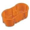 Double mounting box Pawbol A.0010PG. 68 x 60 mm