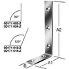 Montavimo kampas Vorman, 200 mm x 40 mm x 100 mm
