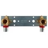 Tdm Brass Tdm_Brass Montažinė plokštė su presuojamom alkūnėm, D20-1/2″