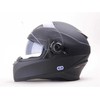 Motociklo šalmas HD-09B, XL, juodas.