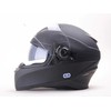 Motociklo šalmas HD-09B, XL, juodas.