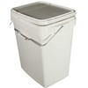Okko Affek Design SQUARE BUCK WITH LID 31X30X40CM 25L WHT