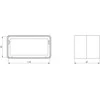 Ventiliacijos mova EUROPLAST KS, 110 x 55 mm