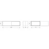 Ventiliacijos mova EUROPLAST, 220 x 55 mm – 110 x 55 mm