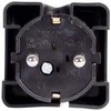 N_L Kištukas kampu N&amp;L, 3P, 16A, 250V, juodos spalvos