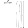 Domoletti HANGER 2 PCS TABLE KNIFE ECO* SEGNO