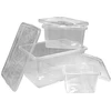 NHG Dėžė su dangčiu Basic box Plast Team 9L permatoma