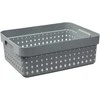Plastikinė dėžė Seoul M NHG 13.1x26.8x35.7cm pilka
