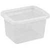 NHG Dėžė su dangčiu Basic box Plast Team 9L permatoma
