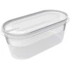 NHG Plastikinė dėžutė maistui užšaldyti Plast Team 0.8L/19x9x7.9cm Helsinki
