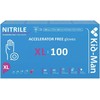 Nitrilinės pirštinės Kid-Man Accelarator-free N100, dydis XL