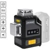 Lazerinis nivelyras GRUNDER LY360G, 3X3D, 18 V, žalias