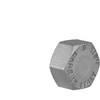 Nobeigums TDM Brass 107N, 3/4", niķelis