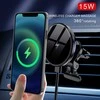 None Automobilinis telefono laikiklis-įkroviklis D7, juodas.