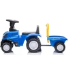 None Žaislinis paspiriamas traktorius NEW HOLLAND 658T, mėlynas