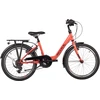 None Children's bicycle S'COOL chiX, 20" Coral/Dark Raudona