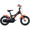 None Children's bicycle S'Cool XXlite, 12" juodas-oranžinis