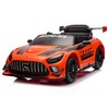 None Nežinomas Vaikiškas elektromobilis Mercedes AMG GT3, juoda/oranžinė