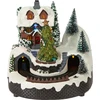 None Decoration Christmas village with LED ACJ000540. 16 x 15 cm