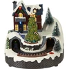 None Decoration Christmas village with LED ACJ000540. 16 x 15 cm