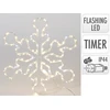 Multimixpl LED Snowflake Decoration. AX3300210. D32 cm. baltas