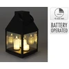 None Decoration Lantern with LED. ANX000890 25 cm. 13.5 cm. juodas