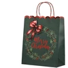 None Gift bag Decoris 374247. 10 cm x 23 cm x 18 cm. žalias