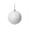 None Christmas Tree toy. baltas. 8 cm. plastikas