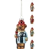 Skrzynkazdrewna Christmas Tree toy Bear. various colours. glass