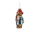 Skrzynkazdrewna Christmas Tree toy Bear. various colours. glass