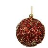 None Nežinomas Eglutės žaisliukas Decoris 026173, aukso/raudonas, 8 cm