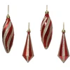 None Christmas Tree toy Decoris 028106. auksinis/red. plastikas