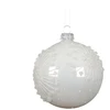 None Christmas Tree toy Decoris 053566. baltas. glass