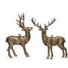 None Christmas Tree toy Decoris Deer. bronze. plastikas/metal