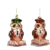 TFT Nežinomas Eglutės žaisliukas Decoris Owl, įvairių spalvų, stiklas