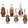 None Christmas Tree toy Dog. 10.5 cm. glass